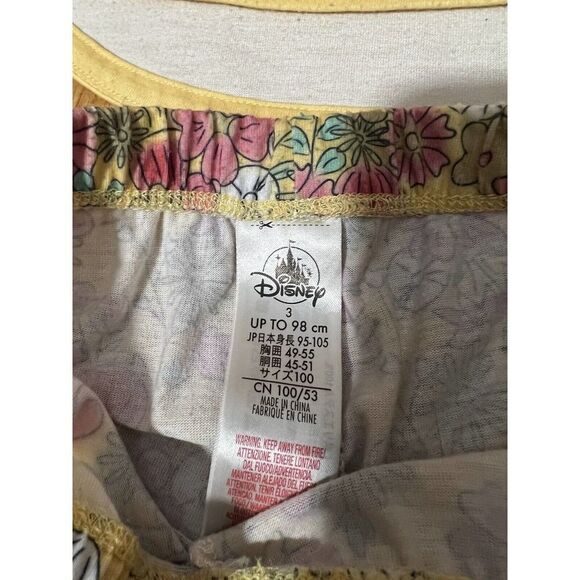 Disney Princess Belle Pajama Set Size 3 Long Sleeve - Picture 7 of 7